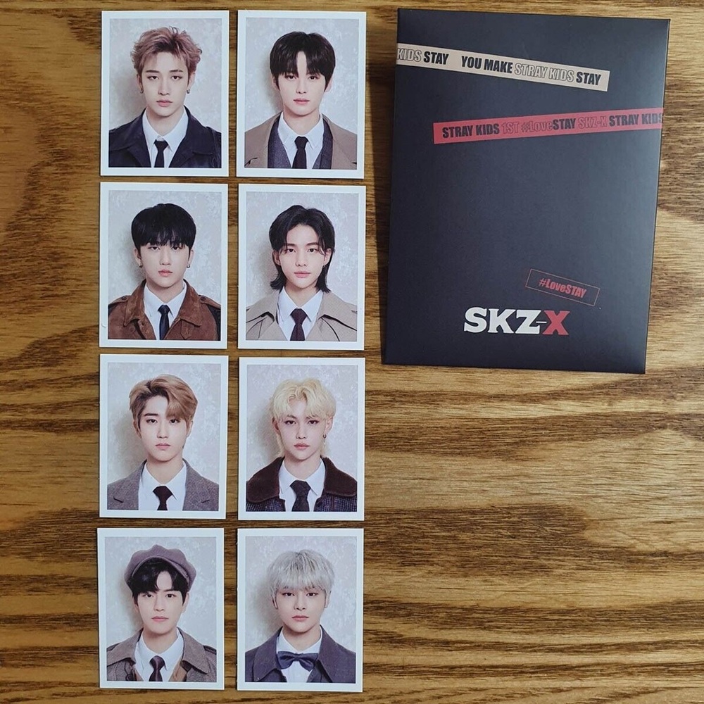Kpop Stray Kids #Lovestay: SKZ-X Merch ID Photo Set